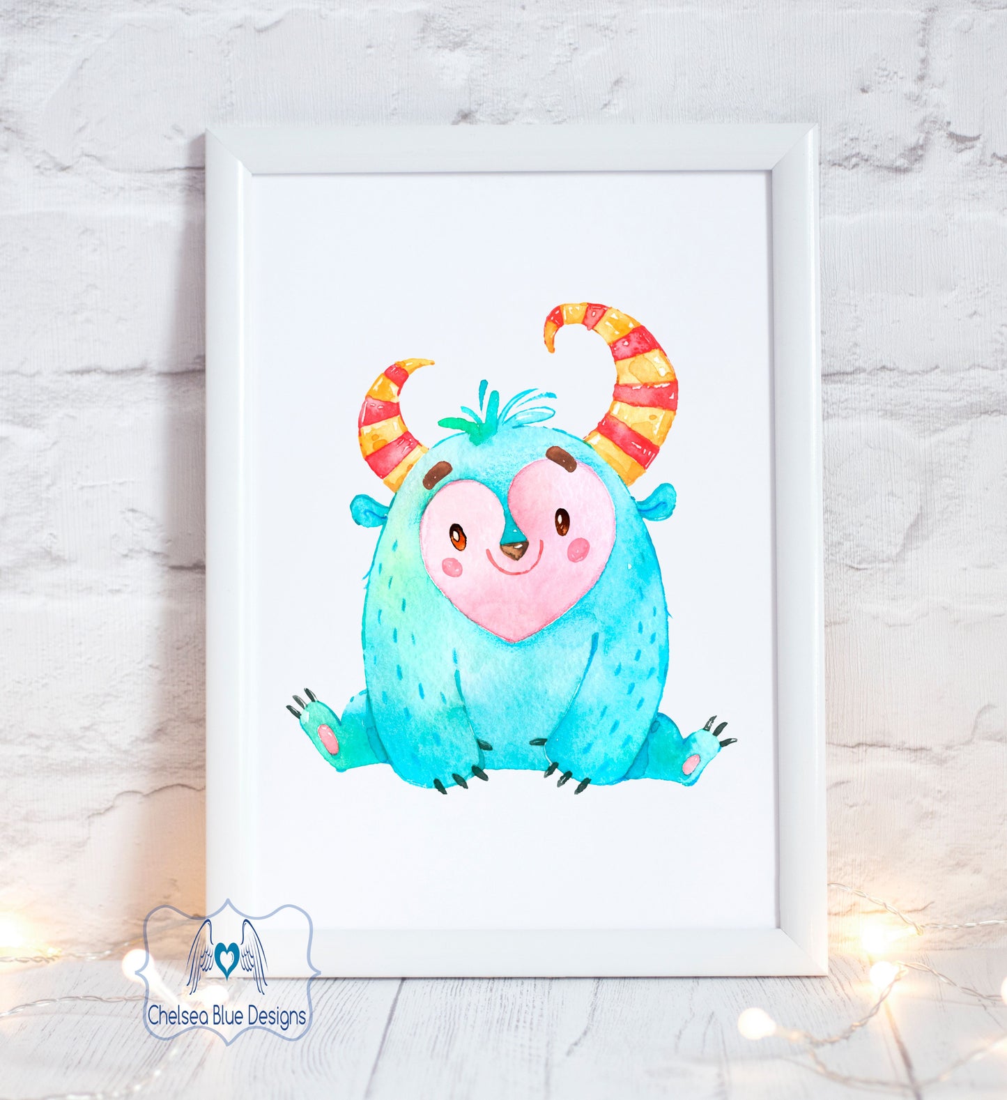 Cute Monster 1 unframed print