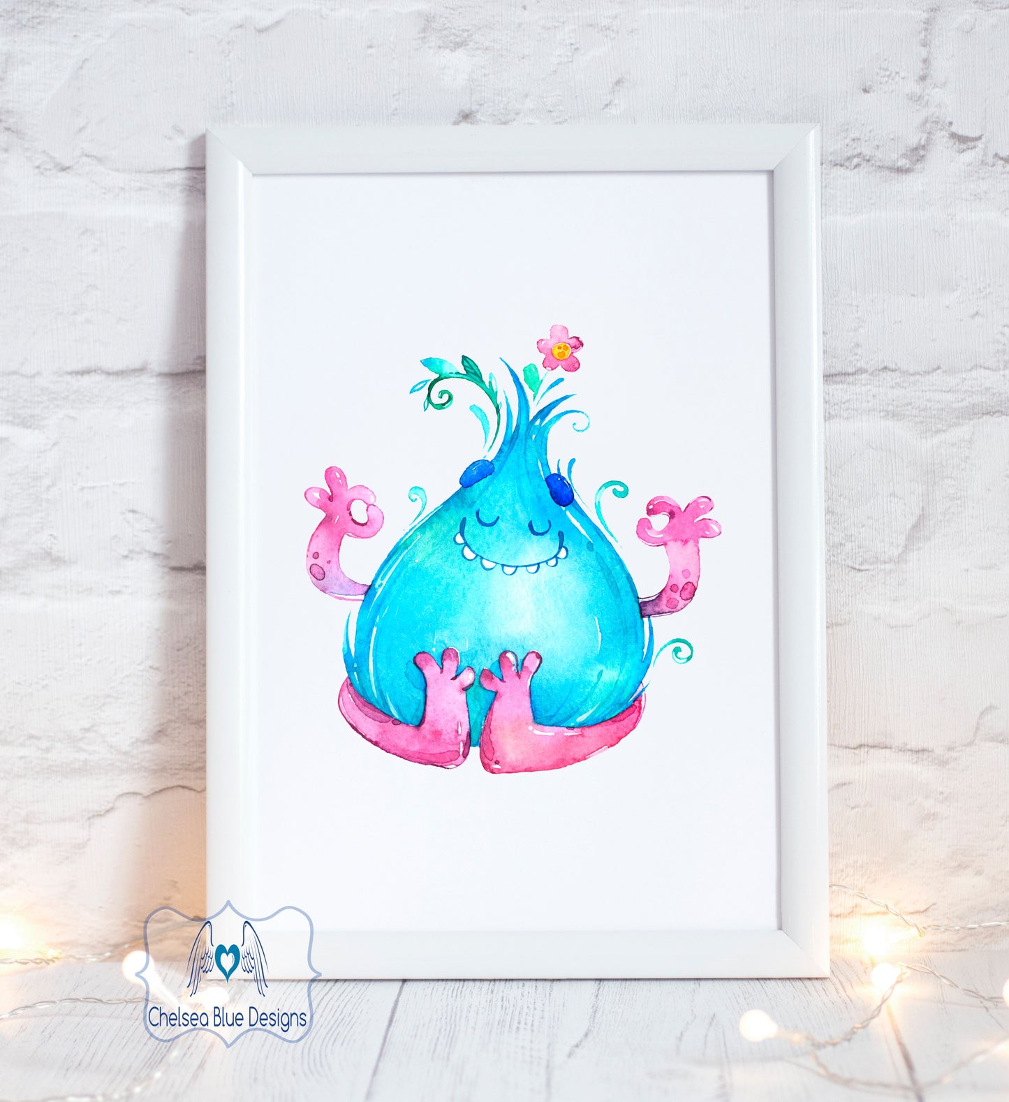 Cute Monster 3 unframed print