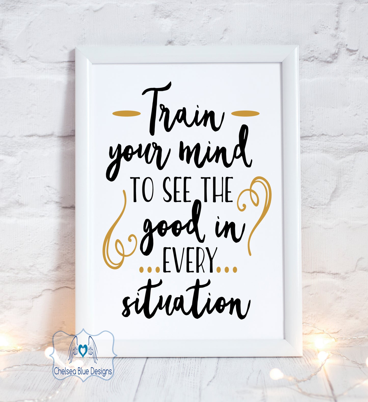 Train your mind unframed print