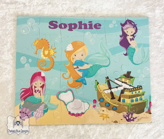 Mermaid Personalised Jig Saw