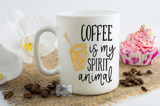 Coffee is my Animal Spirit coffee mug